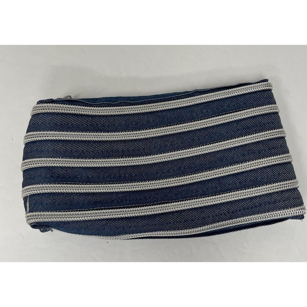 Zip It Denim Mini Bag Case 8x4"